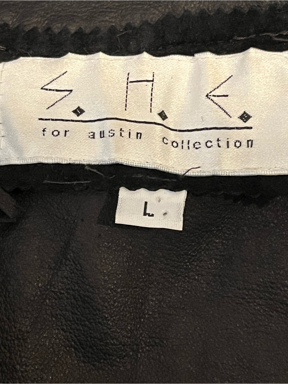 S.H.E. Austin Texas Leather Jacket/Top Size L - Picture 7 of 9